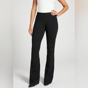Betabrand Classic Dress Pants Black Bootcut Ponte Stretch Yoga Sz Large Petite